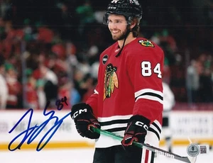 LANDON SLAGGERT signed (CHICAGO BLACKHAWKS) Hockey 8X10 Foto BECKETT BR00306 - Bild 1 von 1