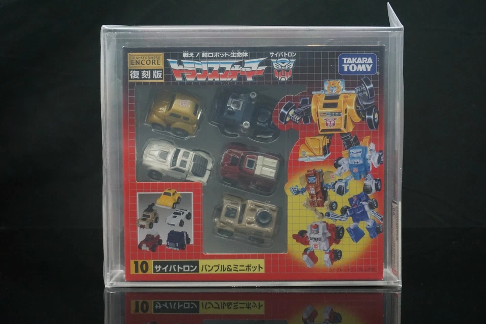 Takara Transformers Encore Minibots Set With Bumblebee Action Figure