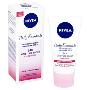 Nivea Visage Daily Essentials Rich Moisturising Day Cream 50ml FREE POST - Picture 1 of 1