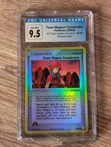 2004 Pokemon EX Magma vs Aqua Team Magma Conspirator Rev Holo #82 CGC Edelstein 9,5/10 - Bild 1 von 2