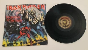 Álbum de discos Iron Maiden Number Of The Beast LP ST-12202 Harvest 1982 - Imagen 1 de 7