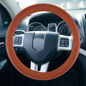 General Motors Silicone Brown Steering Wheel Cover Auto Parts Protective Cover - Picture 1 of 7