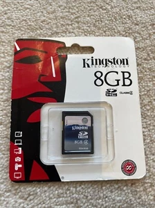 Kingston 8GB SDHC SD Memory Card Class 4 NEW - Picture 1 of 2