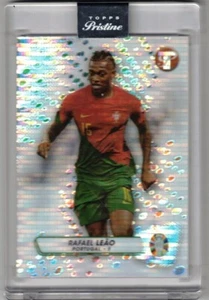 2023 TOPPS PRISTINE ROAD TO UEFA EURO 2024 #142 RAFAEL LEAO REFRACTOR - Picture 1 of 2