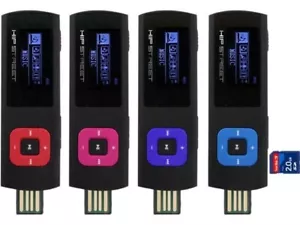 Borne Prism MP350 4GB MP3 Music Player Voice Recorder USB Thumb drive Grade A+ - Picture 1 of 5