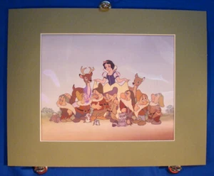 SNOW WHITE WALT DISNEY CLASSICS LITHO PRINT CEL SOLD AT DISNEYLAND ART CORNER - Picture 1 of 12