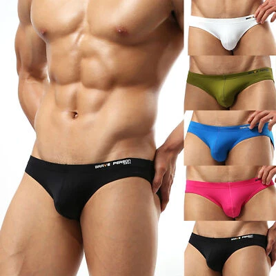 Men Swimming Briefs Trunks Sexy Low Rise Bikini Speedo Bikini Swimwear Underwear - Image 1 of 4