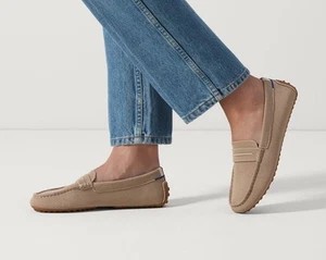 Rothy's The Driver Loafer Slip-On Size W10 Comfortable In Latte Beige NWOB - Picture 1 of 17