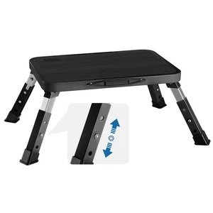Anti Slip Folding Metal Step Stool Foldable Collapsible Kitchen Steel Sturdy - Picture 1 of 12