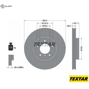 2x BRAKE DISC 92071103 FOR WIESMANN BMW Z3/E36/Roadster S50326S1 3.2L 6cyl 3.2L - Picture 1 of 9