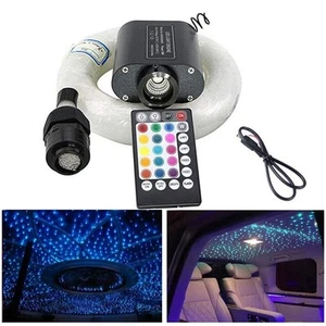 300pcs 12V Car SUV Auto Roof RGB LED Fiber Optic Star Ceiling Kit Remote Control - Picture 1 of 1
