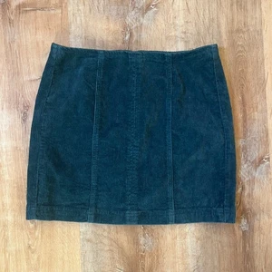 Pacsun Cord-Minirock türkis Größe 27 Reißverschluss hoher Bund - Bild 1 von 8