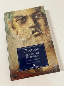 DE SENECTUTE DE AMICITIA Cicerone Oscar Mondadori 1997 Testo originale a fronte - Foto 1 di 5