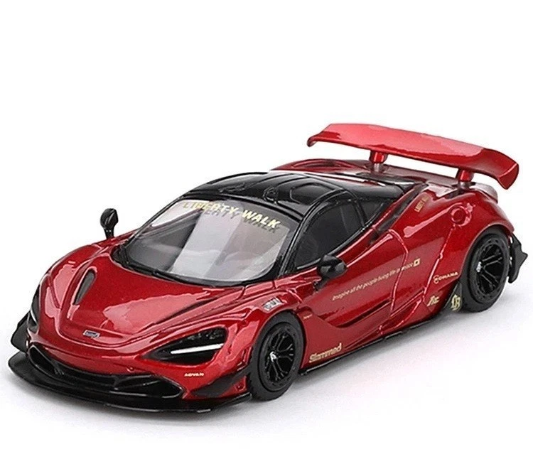 Mini GT 1: 64 McLaren 720S LB-Works – 宝石红色压铸模型汽车 MGT00828-1H — 第 1/4 张图片