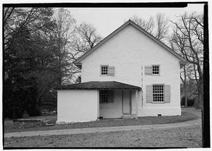 6. Südwest (Seiten-)Erhebung, mit Skala - Old Kennett Meeting House, USA - Bild 1 von 1