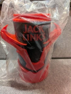 Jack Links Store Display Mug Cup Red & Black Bull Horns 11 Inches Tall NEW - Picture 1 of 4