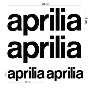 FE 4 APRILIA MOTO STICKERS DECALS AUFKLEBER VERSCHIEDENE FARBEN RSV4 RSV - Bild 1 von 3