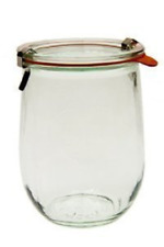 Weck 745 Tulip Jar - 1 Liter, Set of 6 Clear