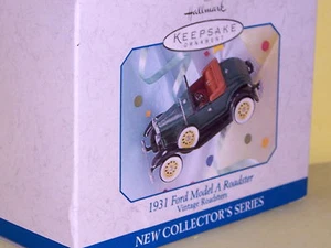 HALLMARK "1931 FORD MODEL A ROADSTER" VINTAGE ROADSTERS, 1998, NIB - Picture 1 of 2