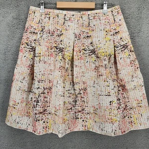 Lord & Taylor 424 Fifth Damen Größe 12 Mehrfarbig A-Linie Faltenrock - Bild 1 von 12