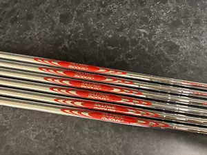 NEW UNCUT SET OF NIPPON MODUS 120 STEEL IRON SHAFTS 5-PW STIFF FLEX .355" TAPER - Picture 1 of 5