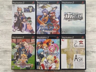 SONY PS2 Eternal Mana 1 2 & Grand Fantasm & Mana Khemia 1 2 & Galerians:Ash set - Image 1 of 4