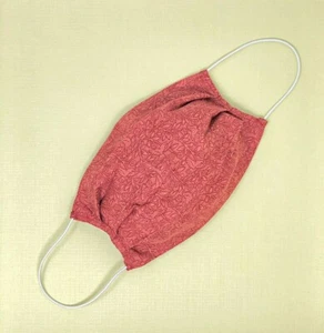 Premium Cotton Face Mask With Filter Pockets Washable Handmade - Red Roses - Picture 1 of 9