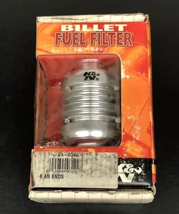 Vtg Original K&N Billet Aluminum Fuel Filter -8AN (MPN #81-0540) Rat Rod NOS - Picture 1 of 17