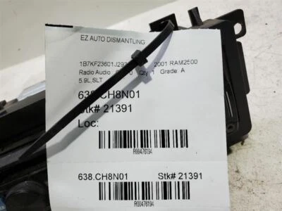 2001-2002, Dodge Ram4500, equipo de audio radio, 5,9 L, número de pieza: 68467277AE Foto 1 de 4