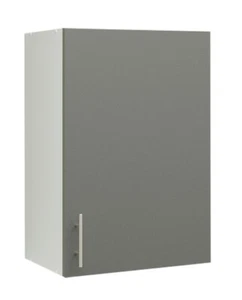 JD Greta Kitchen Wall Unit 500mm Kitchen Cabinet - Grey Matt - Picture 1 of 7