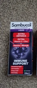 Sambucol Extra Defense Black Elderberry 120 ml - Picture 1 of 3
