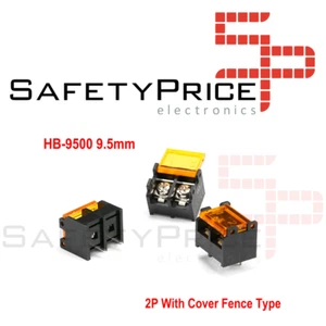 4x Bloque de Tornillo de barrera PCB Conector con cubierta HB-9500 2 pin HB-2 - Imagen 1 de 5