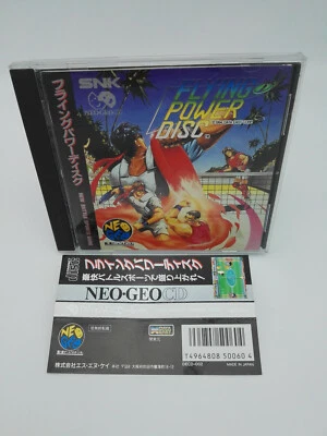 Flying Power Disc Spine Card Neo Geo CD Japan Used Tested - Image 1 of 4