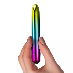 Rocks Off Prism Rainbow Pleasure Bullet Vibrator Body Safe Waterproof - Picture 1 of 4