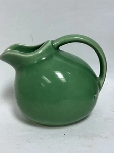 Vintage Jadegrün Klein Kugel Kipp Krug Krug von Hall 3,5" Hoch X 4,25" Breit - Bild 1 von 4