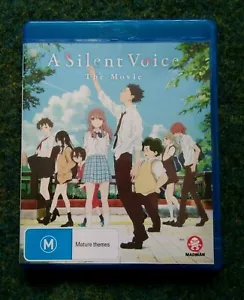 A SILENT VOICE THE MOVIE – BLU-RAY REGION-B, LIKE NEW, FREE POST IN AUSTRALIA - Picture 1 of 2