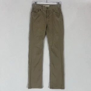 Levis 511 Slim Khaki Pants Boys Kids Size 16 Regular 28x30 Stretch Beige Chino - Picture 1 of 11