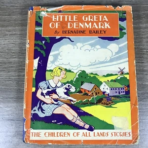 1939 "Little Greta of Denmark" by Bernadine Bailey First Edition HC Dust Jacket - Bild 1 von 12