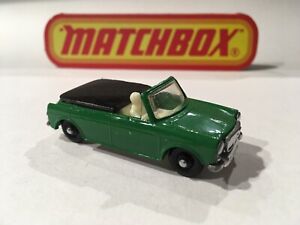 Vintage Lesney Matchbox 64 Custom Pre Production MG 1100 Convertible Restored.