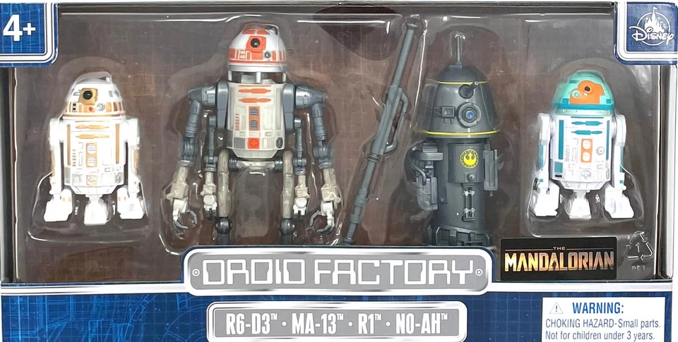 Disney Droid Factory Depot Mandalorian Droids 6-D3 MA-13 R1 & N0-AH