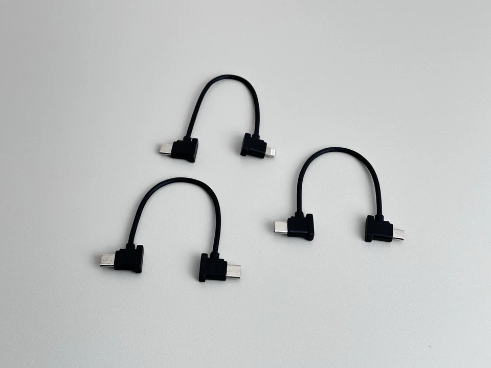 Kabel 15cm USB-C auf Lightning, Micro und USB-C für Dji Controller RC-N1 - Bild 1 von 1