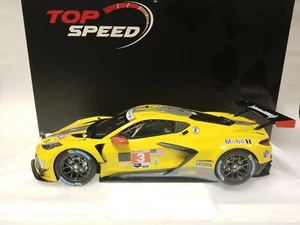 Tsm Top Speed Chevrolet Corvette C8 R #3 Imsa 24H Daytona 2021 1/18 Ts0328 - Picture 1 of 3