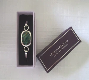 Heathergems - Armreif - rechteckig - versilbert - neu - erste Qualität - #8-16 - Bild 1 von 1