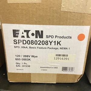 EATON SPD PRODUCTS SPD080208Y1K NEMA 1 120/208V - Picture 1 of 5