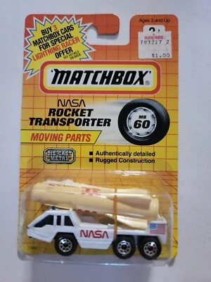 Matchbox MB 60 NASA Rocket Transporter Moving Parts - Image 1 of 4