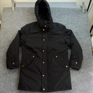 Pendleton Bryce Jacket Wool Trim Down Fill Parka Medium Black - Picture 1 of 13