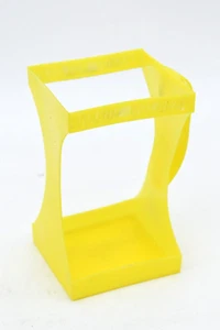 Soporte Handi amarillo vintage mango de cartón de jugo de leche - Imagen 1 de 5