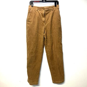 Vintage LL Bean Pants Mens 12M/Tall Brown Corduroy Slacks - Picture 1 of 7