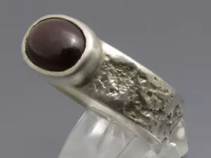 REIF-DESIGN - RUBIN RING - UNIKAT AUS EIGENER GOLDSCHMIEDE - 999 FEINSILBER - Bild 1 von 6
