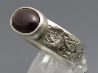 REIF-DESIGN - RUBIN RING - UNIKAT AUS EIGENER GOLDSCHMIEDE - 999 FEINSILBER - Bild 1 von 4